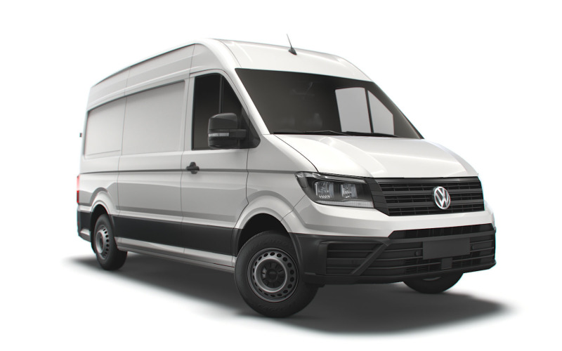 Volkswagen Crafter MWB Startline UK-spec na rok 2020 Model 3D