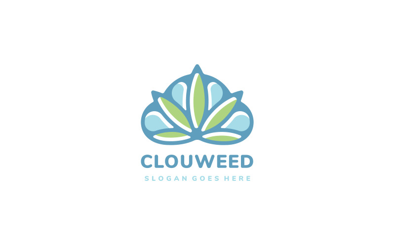 Download Шаблон логотипа "Heaven Cloud Weed Logo Template" / Heaven Cloud Weed Logo Template - Шаблон логотипа на тему графика cannabis leaf,care,cloud,diet,doctor,drugs,ganja,green,herbal,illustration,leaf,medical,medical marijuana,medicine,nature,plant,restitution,vector
