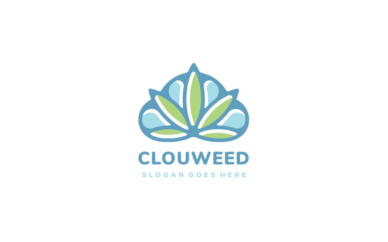 Heaven Cloud Weed-logotypmall