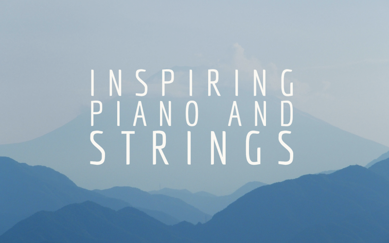Inspirujące, podnoszące na duchu fortepian i smyczki - ścieżka audio