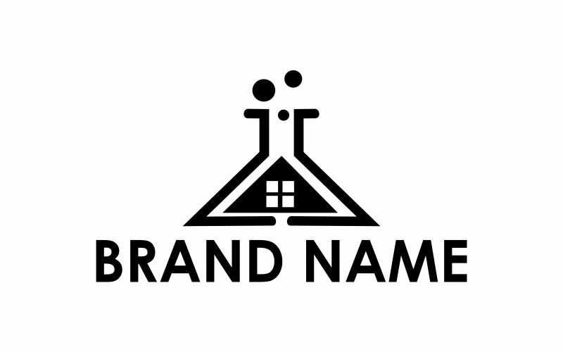 Download Шаблон логотипа "Lab House Logo Template" / Lab House Logo Template - Шаблон логотипа на тему графика lab,home,house,icon,design,education,logo,creative,laboratory,abstract,medicine,estate,studio,medical,construction,building,test