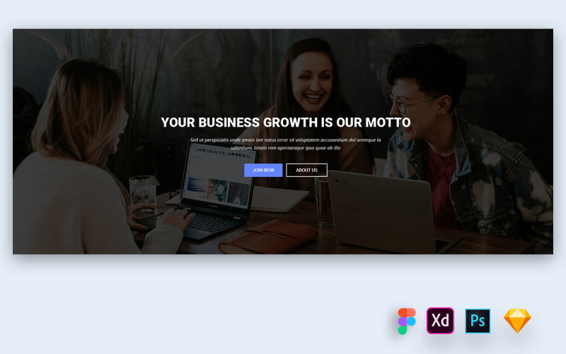 Hero Header voor zakelijke websites