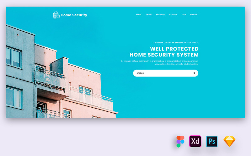 Hero Header für Business & Services-Websites