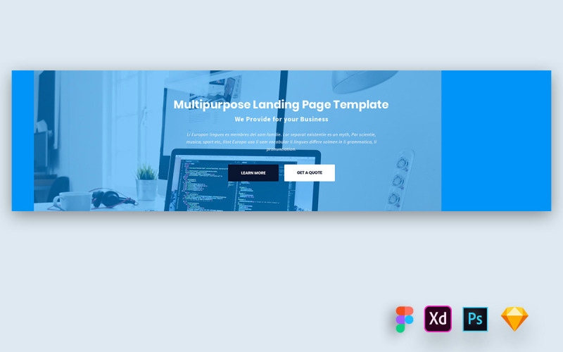 Rade - Hero Header voor zakelijke websites