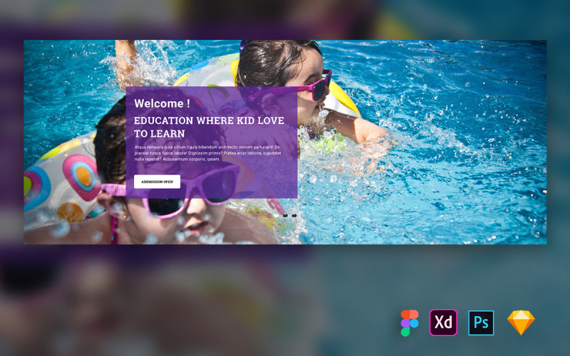 Occip - Hero Header per siti web educativi