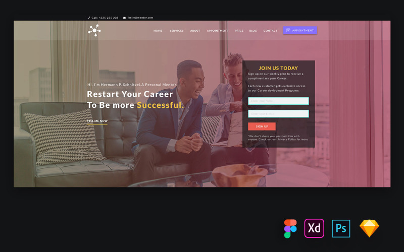 Edge - Eğitmen Web Siteleri için Kahraman Başlığı