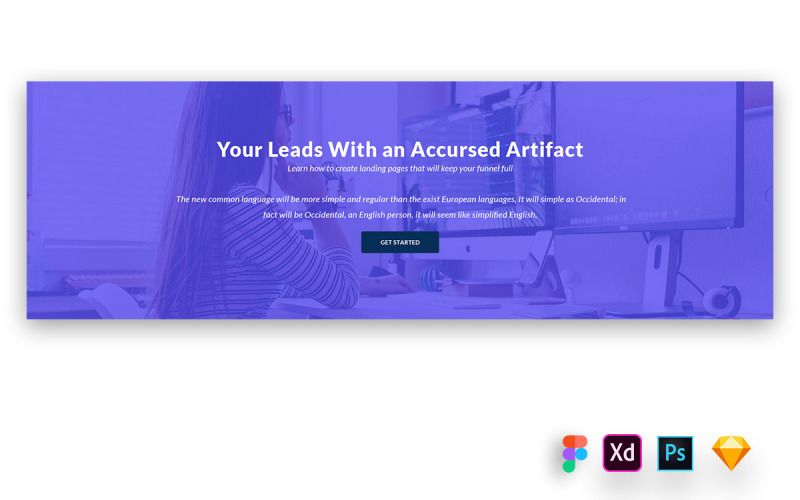 Hero Header per i siti web dei corsi online