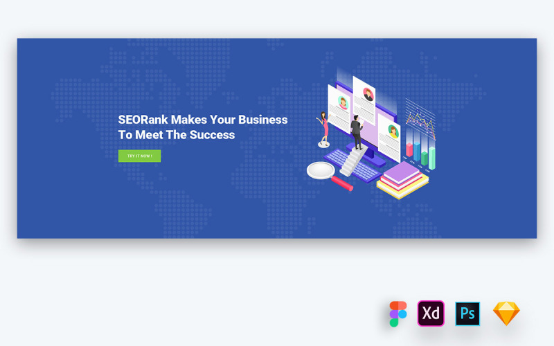 Hero Header per i siti web delle agenzie di software