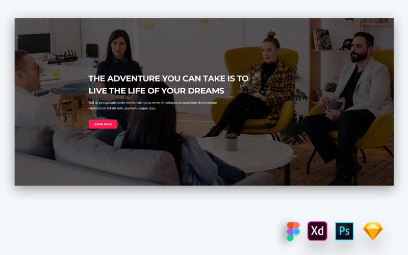 Regal - En-tête de héros pour les sites Web des formateurs
