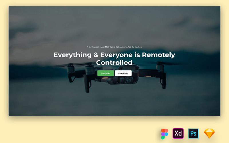 Заголовок Hero для веб-сайтов с продуктами