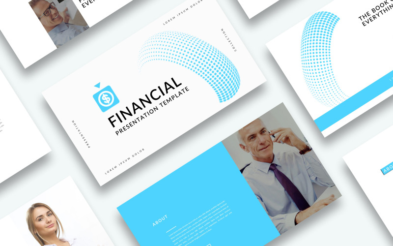Modèle gratuit de diapositives financières Google