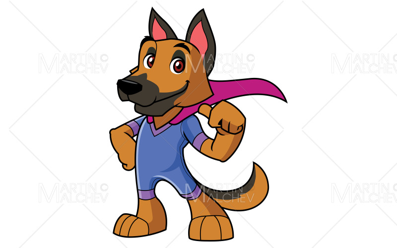 Mascotte Super Dog