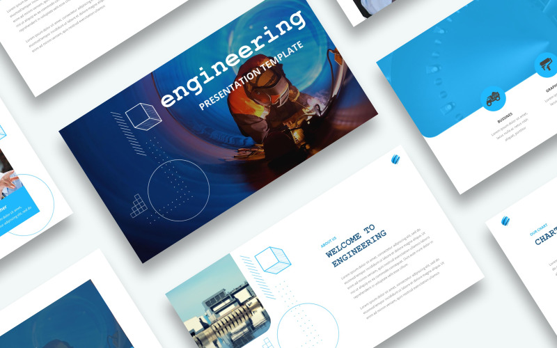 Gratis Engineering Powerpoint-sjabloon