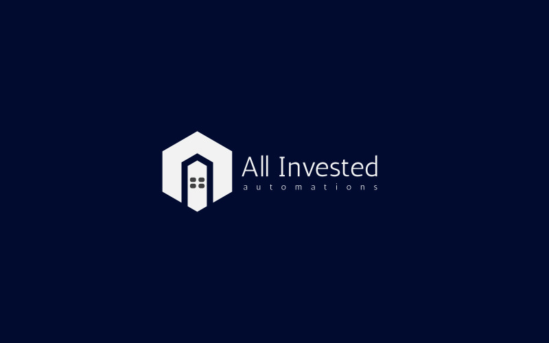 A+L Letter Real Estate logo design