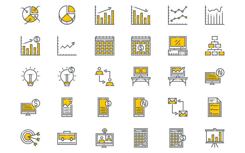Download Набор иконок "Business and Finance Icons set" / Business and Finance Icons set - Набор иконок на тему финансы analysis,bank,banking,business,company,computer,conference,connection,cooperation,corporate,currency,digital,economic,economy,finance,financial,global,invest,investment,management