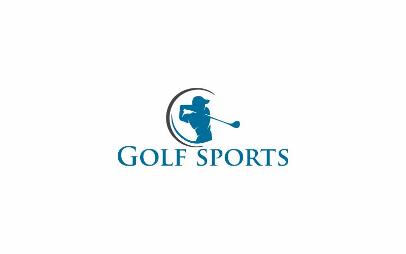 Download Шаблон логотипа "Golf Sports Logo Template" / Golf Sports Logo Template - Шаблон логотипа на тему графика sport,green,grass,golfer,club,ball,recreation,golfing,golf,leisure,play,summer,fairway,outdoors,player,person,outdoor,golf course,sunlight,golf club
