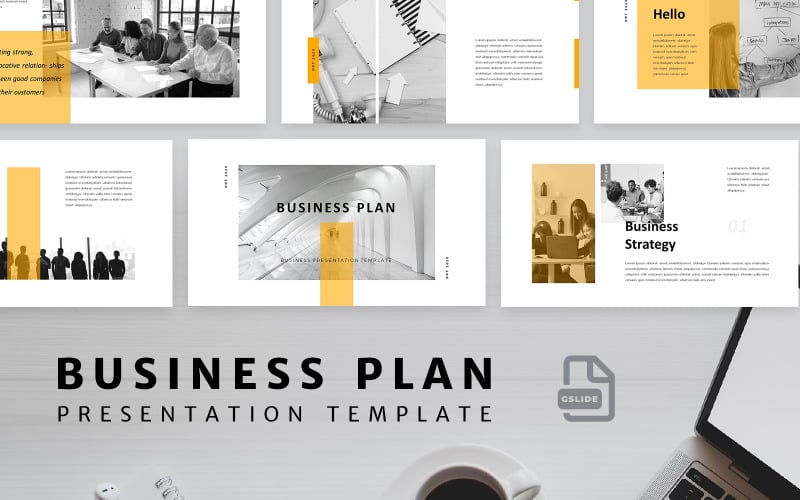 Шаблон бизнес-плана Google Slides