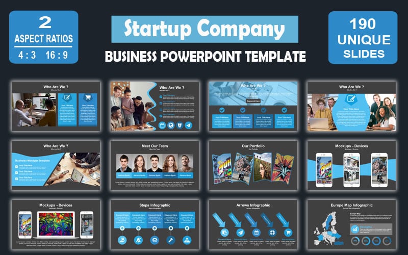 presentation of a startup company