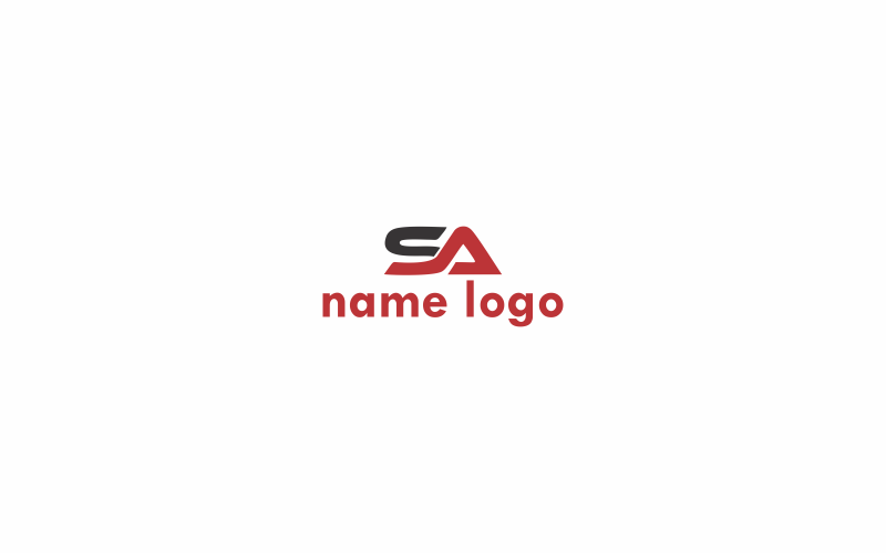 Download Шаблон логотипа "The Initials SA Logo Template" / The Initials SA Logo Template - Шаблон логотипа на тему графика logo,symbol,business,logotype,vector,design,abstract,modern,company,sign,initial,art,graphic,illustration,template,black,marketing,typography,initials,sa logo