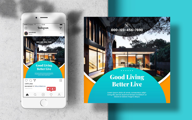 Download Шаблон для соцсетей "Furniture Banner Instagram Feed Social Media Template" / Furniture Banner Instagram Feed Social Media Template - Шаблон для соцсетей на тему графика template,banner,modern,furniture,poster,post,social,square,editable,social media,interior,social banner,living room,social media post,minimalist interior,home interior,social media templates,