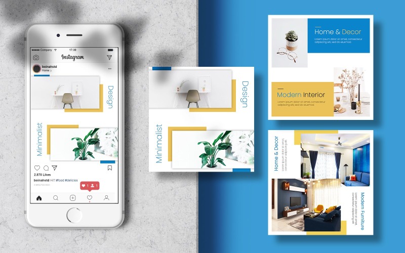 Download Шаблон для соцсетей "Furniture Instagram Post Banner Social Media Template" / Furniture Instagram Post Banner Social Media Template - Шаблон для соцсетей на тему графика template,banner,modern,furniture,poster,post,social,square,editable,social media,interior,social banner,living room,social media post,minimalist interior,home interior,social media templates,