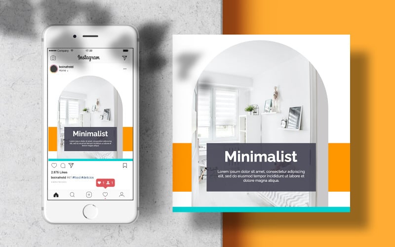 Download Шаблон для соцсетей "Furniture Instagram Template Banner Post for Social Media" / Furniture Instagram Template Banner Post for Social Media - Шаблон для соцсетей на тему графика template,banner,modern,furniture,poster,post,social,square,editable,social media,interior,social banner,living room,social media post,minimalist interior,home interior,social media templates,