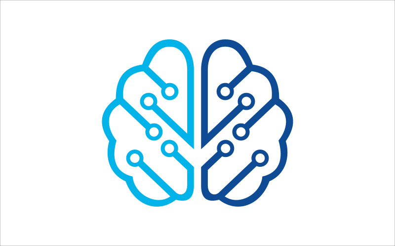 Brain Storming Vector Logo Template
