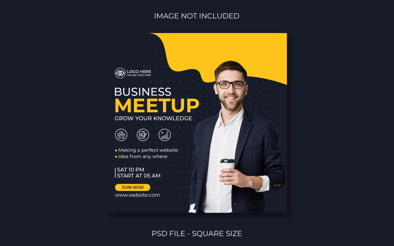 Single Social Media Post Banner Theme TemplateMonster