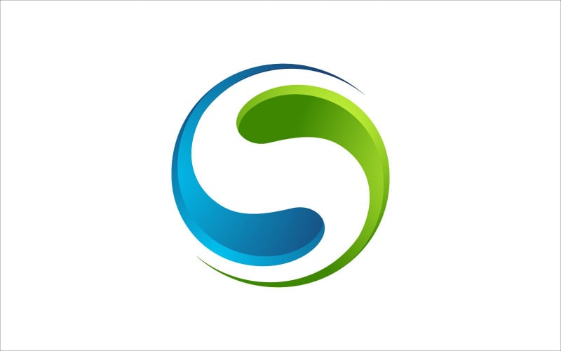 Letter S pictogram Vector Logo