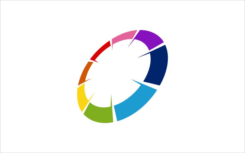Rainbow Circle Vector Logo