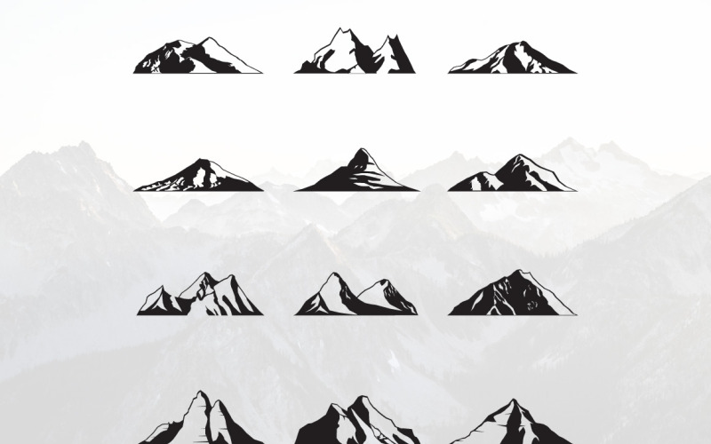 山剪影景观峰集