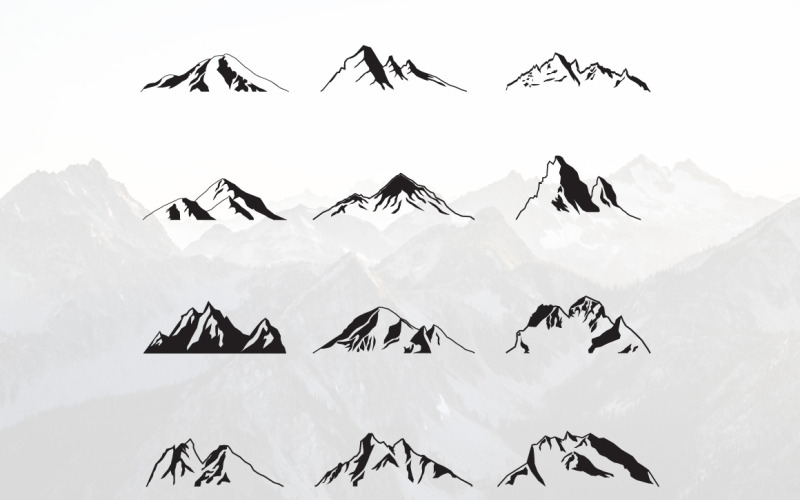 山剪影景观峰集