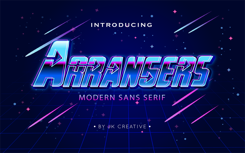 Arranger - Fonte Modern Sans Serif