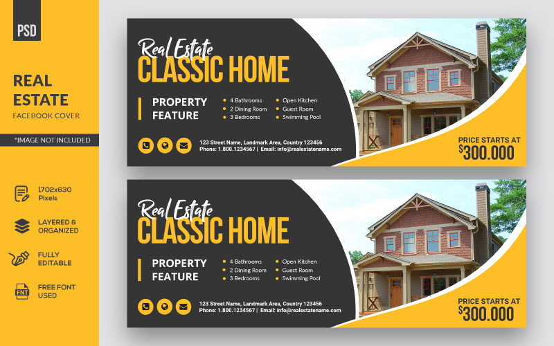 Kreative Immobilien Facebook Cover