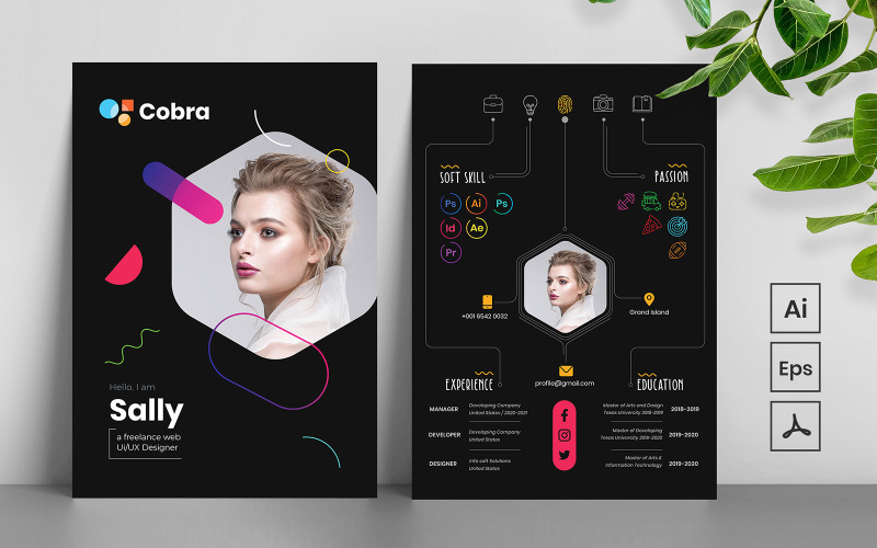 Minimalny szablon CV CV