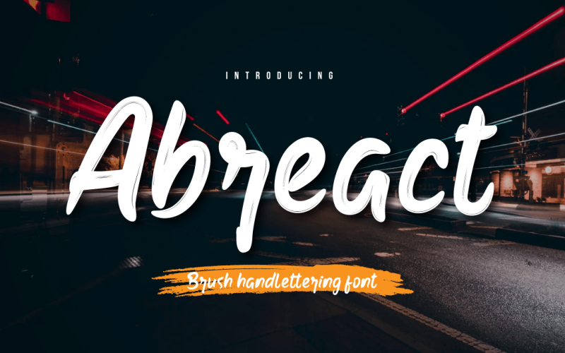 Abreact Font