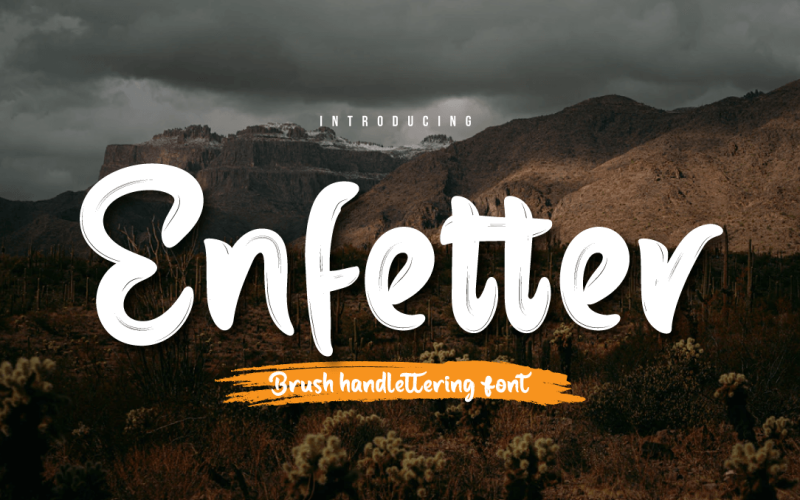 Enfetter typsnitt