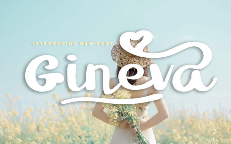 Gineva字体