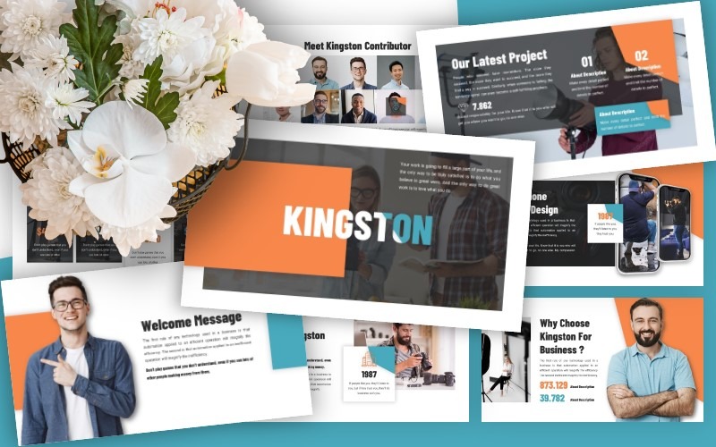 Kingston - Шаблон слайдов Google