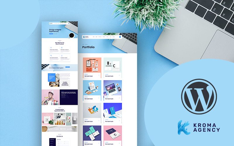 Крома | Креативная многоцелевая тема WordPress
