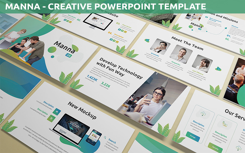 Manna - Creatieve PowerPoint-sjabloon