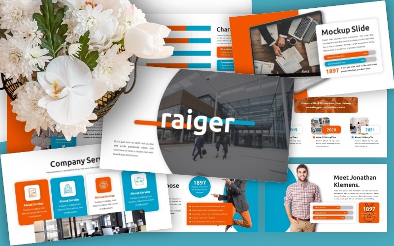 Raiger - Шаблон Google Slide