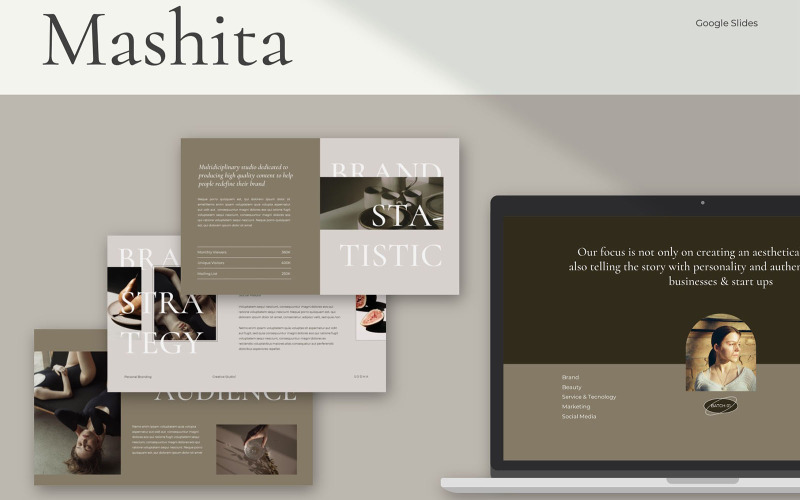 Шаблон для презентаций Google Slides MASHITA