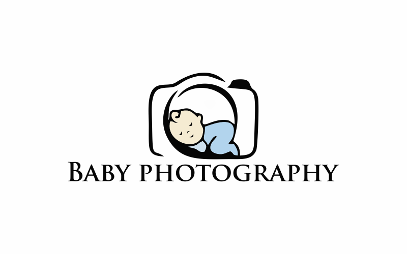 Baby Photography Logo Template #167031 - TemplateMonster