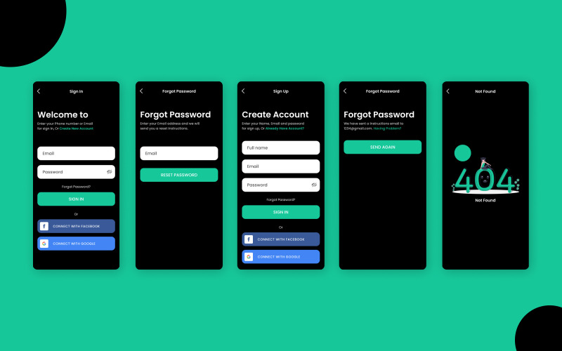 Elemente der Login-Benutzeroberfläche
