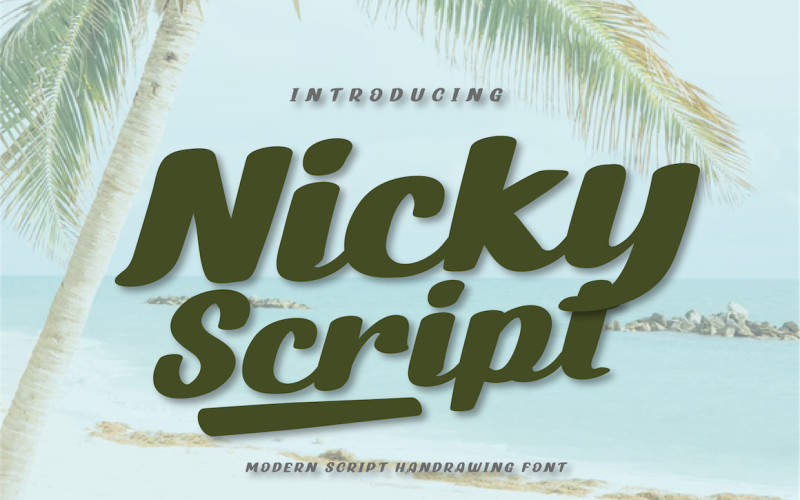 Nicky Cursive Font