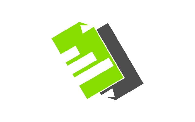 Plantilla de logotipo de informe de contabilidad de contabilidad