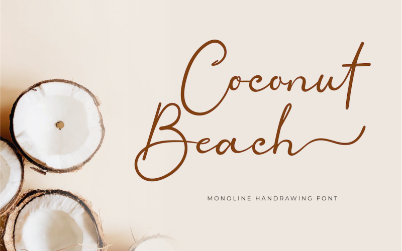 Coconut Beach typsnitt