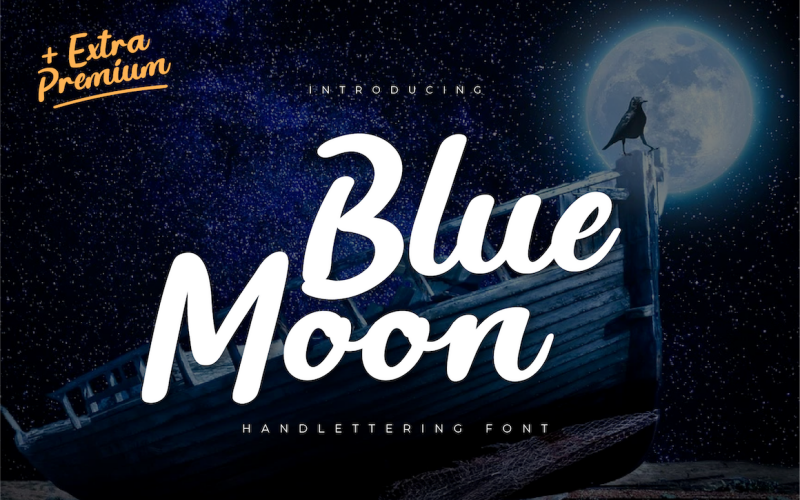 Czcionka Blue Moon