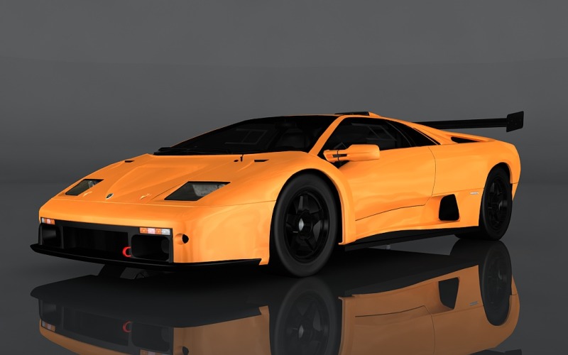 1999-es Lamborghini Diablo GT 3D modell